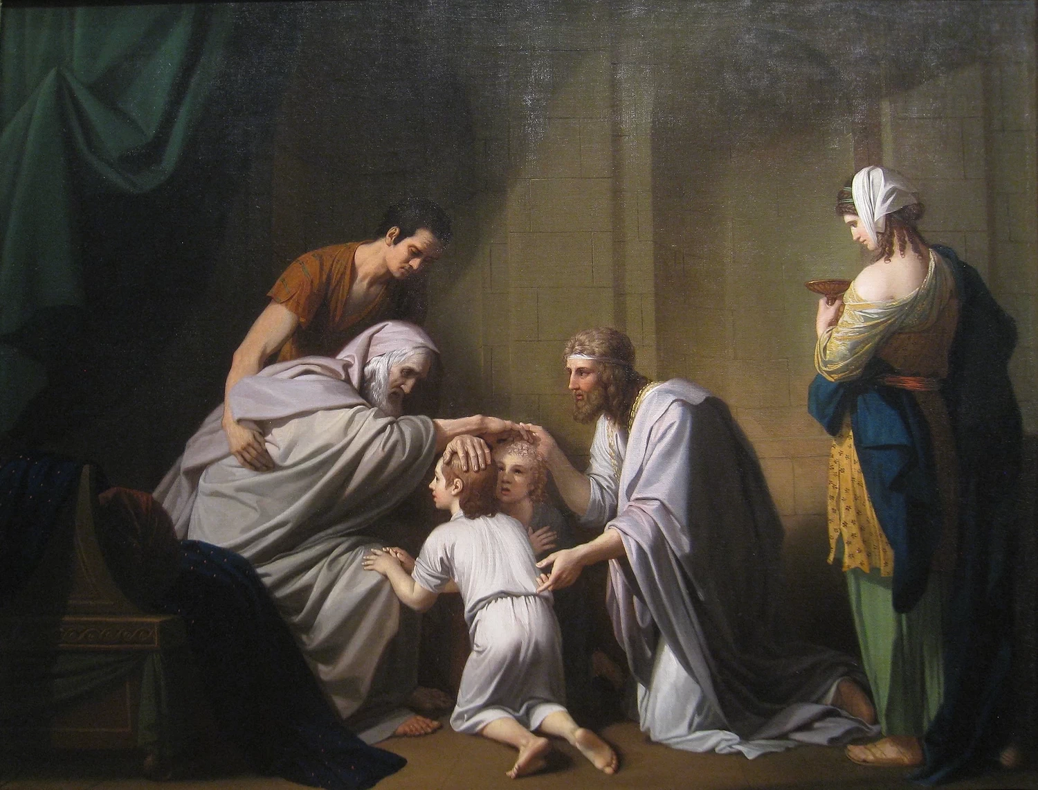 Giacobbe benedice Efraim e Manasse - Allen Memorial Art Museum
